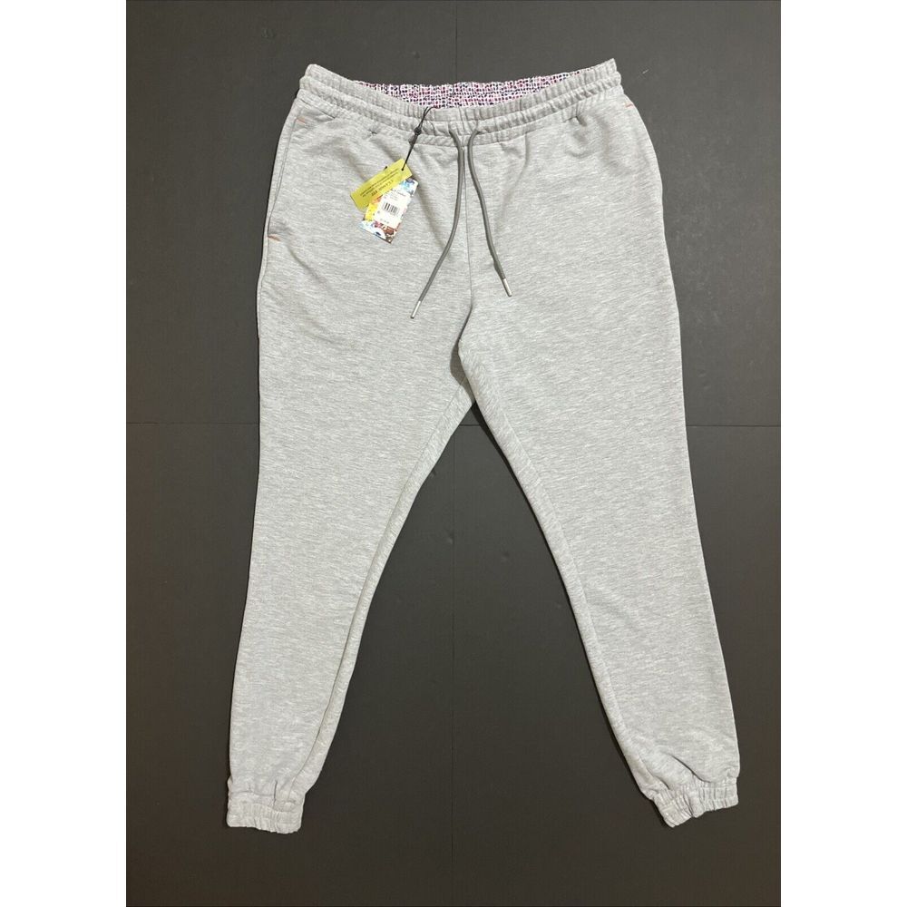 Robert Graham Men's Joggers Sweatpants Size XXL Light Grey Botello Classis Fit - Picture 2 of 9
